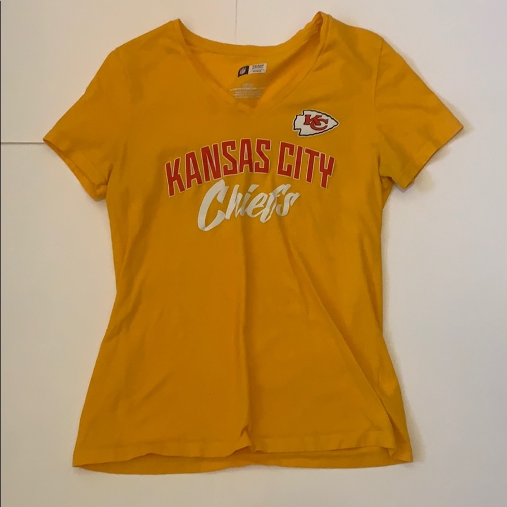 Kansas City chiefs yellow T shirt women’s S